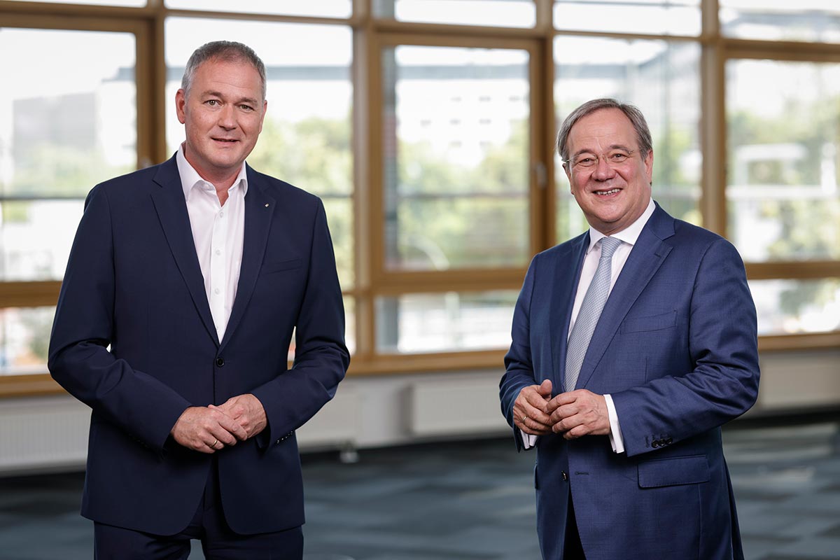 Carsten Brodesser gemeinsam mit Armin Laschet